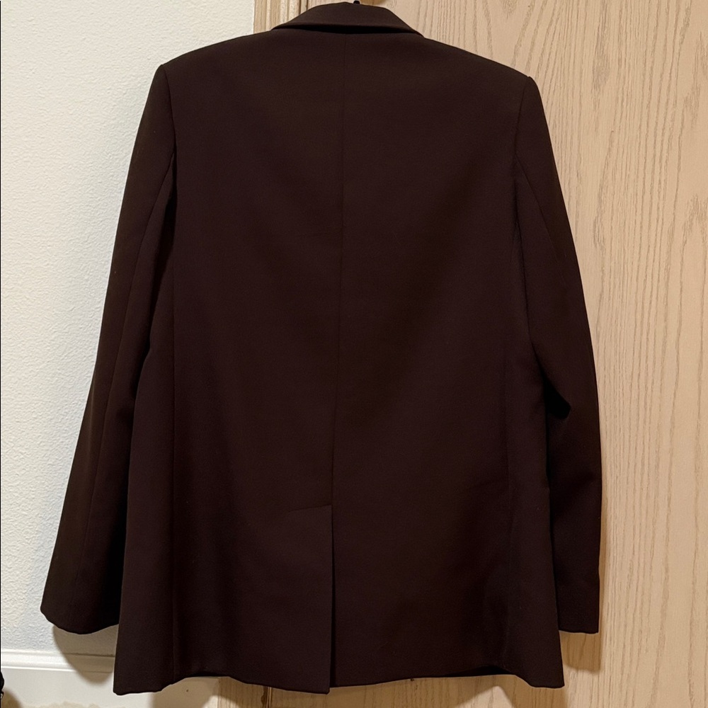 Zara Women‘s Dark Brown Tailored Blazer - Picture 6 of 6
